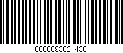 Código de barras (EAN, GTIN, SKU, ISBN): '0000093021430'