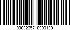 Código de barras (EAN, GTIN, SKU, ISBN): '0000235710903133'