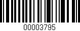 Código de barras (EAN, GTIN, SKU, ISBN): '00003795'
