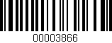 Código de barras (EAN, GTIN, SKU, ISBN): '00003866'