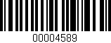 Código de barras (EAN, GTIN, SKU, ISBN): '00004589'