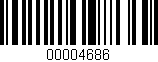 Código de barras (EAN, GTIN, SKU, ISBN): '00004686'