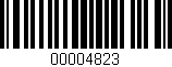 Código de barras (EAN, GTIN, SKU, ISBN): '00004823'