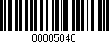 Código de barras (EAN, GTIN, SKU, ISBN): '00005046'