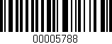 Código de barras (EAN, GTIN, SKU, ISBN): '00005788'