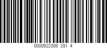 Código de barras (EAN, GTIN, SKU, ISBN): '0000622306_291_4'