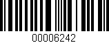 Código de barras (EAN, GTIN, SKU, ISBN): '00006242'