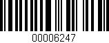 Código de barras (EAN, GTIN, SKU, ISBN): '00006247'