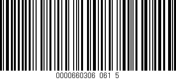 Código de barras (EAN, GTIN, SKU, ISBN): '0000660306_061_5'