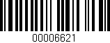 Código de barras (EAN, GTIN, SKU, ISBN): '00006621'