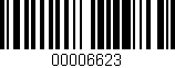 Código de barras (EAN, GTIN, SKU, ISBN): '00006623'