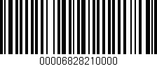 Código de barras (EAN, GTIN, SKU, ISBN): '00006828210000'