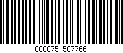 Código de barras (EAN, GTIN, SKU, ISBN): '0000751507766'