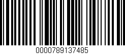 Código de barras (EAN, GTIN, SKU, ISBN): '0000789137485'