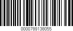Código de barras (EAN, GTIN, SKU, ISBN): '0000789138055'