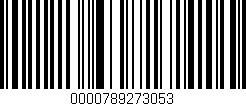 Código de barras (EAN, GTIN, SKU, ISBN): '0000789273053'