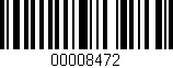 Código de barras (EAN, GTIN, SKU, ISBN): '00008472'