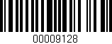 Código de barras (EAN, GTIN, SKU, ISBN): '00009128'
