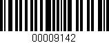 Código de barras (EAN, GTIN, SKU, ISBN): '00009142'