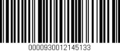 Código de barras (EAN, GTIN, SKU, ISBN): '0000930012145133'