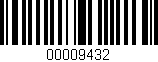 Código de barras (EAN, GTIN, SKU, ISBN): '00009432'