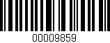 Código de barras (EAN, GTIN, SKU, ISBN): '00009859'