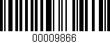 Código de barras (EAN, GTIN, SKU, ISBN): '00009866'