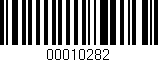 Código de barras (EAN, GTIN, SKU, ISBN): '00010282'