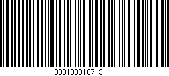 Código de barras (EAN, GTIN, SKU, ISBN): '0001088107_31_1'