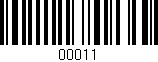Código de barras (EAN, GTIN, SKU, ISBN): '00011'