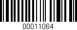 Código de barras (EAN, GTIN, SKU, ISBN): '00011064'