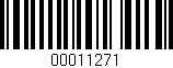 Código de barras (EAN, GTIN, SKU, ISBN): '00011271'