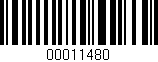 Código de barras (EAN, GTIN, SKU, ISBN): '00011480'