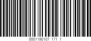 Código de barras (EAN, GTIN, SKU, ISBN): '0001190107_171_1'
