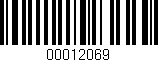 Código de barras (EAN, GTIN, SKU, ISBN): '00012069'
