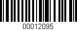 Código de barras (EAN, GTIN, SKU, ISBN): '00012095'