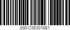 Código de barras (EAN, GTIN, SKU, ISBN): '0001235201897'