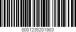 Código de barras (EAN, GTIN, SKU, ISBN): '0001235201903'