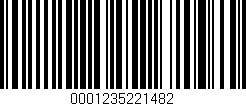 Código de barras (EAN, GTIN, SKU, ISBN): '0001235221482'