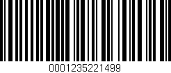 Código de barras (EAN, GTIN, SKU, ISBN): '0001235221499'