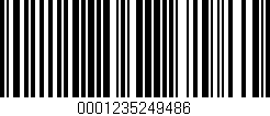 Código de barras (EAN, GTIN, SKU, ISBN): '0001235249486'