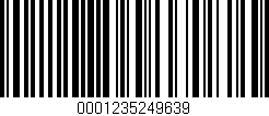 Código de barras (EAN, GTIN, SKU, ISBN): '0001235249639'