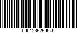 Código de barras (EAN, GTIN, SKU, ISBN): '0001235250949'