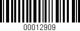 Código de barras (EAN, GTIN, SKU, ISBN): '00012909'