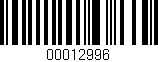 Código de barras (EAN, GTIN, SKU, ISBN): '00012996'