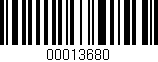Código de barras (EAN, GTIN, SKU, ISBN): '00013680'