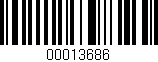 Código de barras (EAN, GTIN, SKU, ISBN): '00013686'