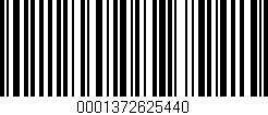 Código de barras (EAN, GTIN, SKU, ISBN): '0001372625440'