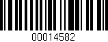 Código de barras (EAN, GTIN, SKU, ISBN): '00014582'