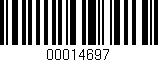 Código de barras (EAN, GTIN, SKU, ISBN): '00014697'